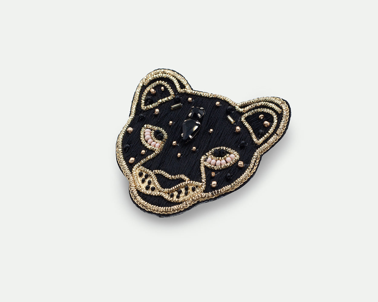 Black Leopard - Brooch