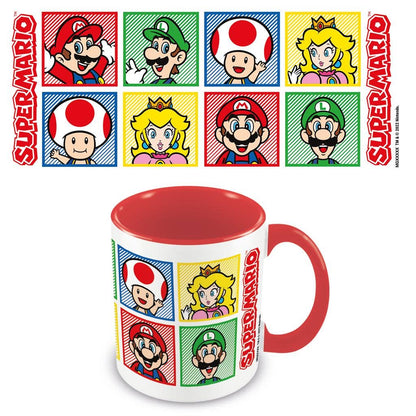 Tazza Super Mario - Mario, Luigi, Toad e Peach