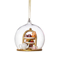 Tea Time Dome Christmas Bauble