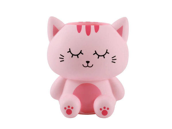 Porte-Stylo 3D Chat Rose