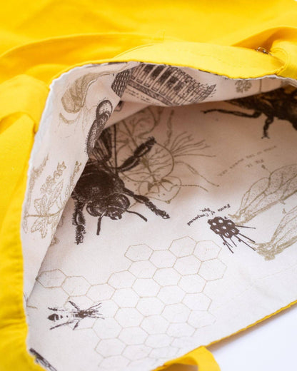 Sac fourre-tout en toile avec motif d'abeille – produit scientifique Cognitive Surplus EU, vue 7