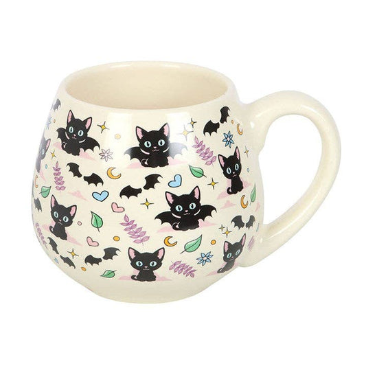 Mug rond Chats noirs Mystiques