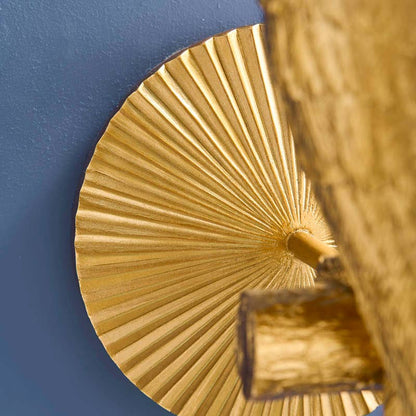 Applique Murale Perroquet Percy, Or/Turquoise