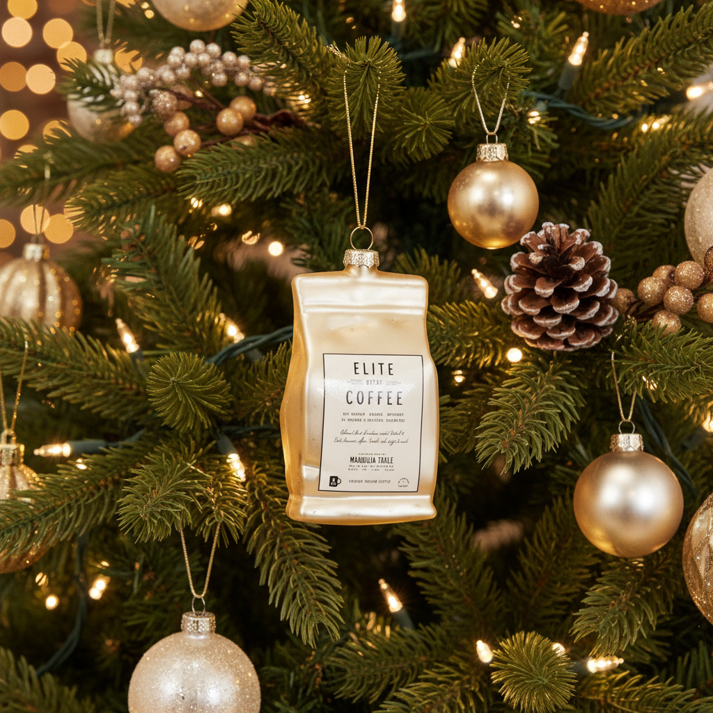 Bola de Navidad Granos de café