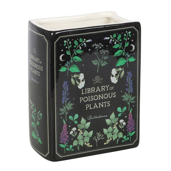 Book-Shaped Vase - Gothic Botany of Poisonous Plants