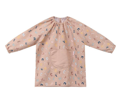 Delantal con bolsillo central y letras divertidas - Talla 3