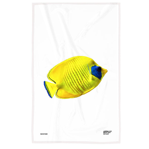 Strofinaccio a forma di pesce farfalla mascherato