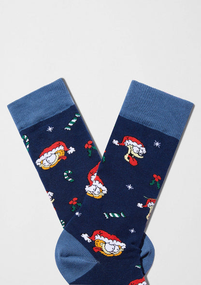 BeGarfield Santa Socks