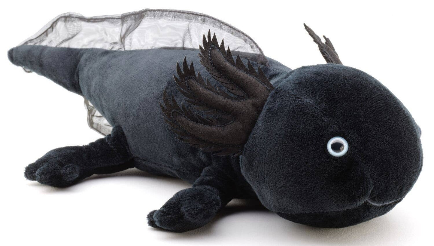 Axolotl (noir) - 32 cm (longueur) - peluche Uni Toys
