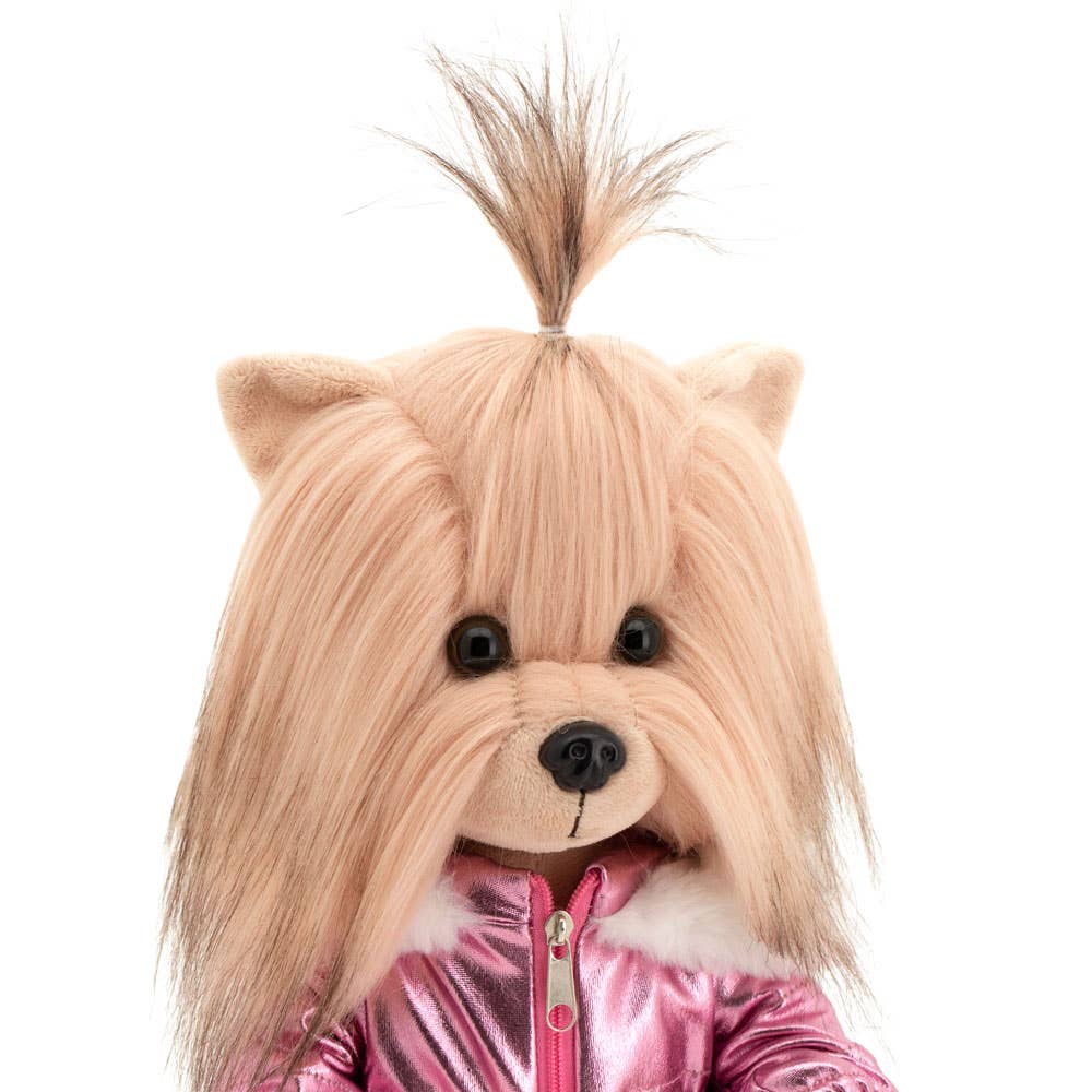 Muñeca Perro Yoyo de la Suerte: Montaña Nevada - 38 cm