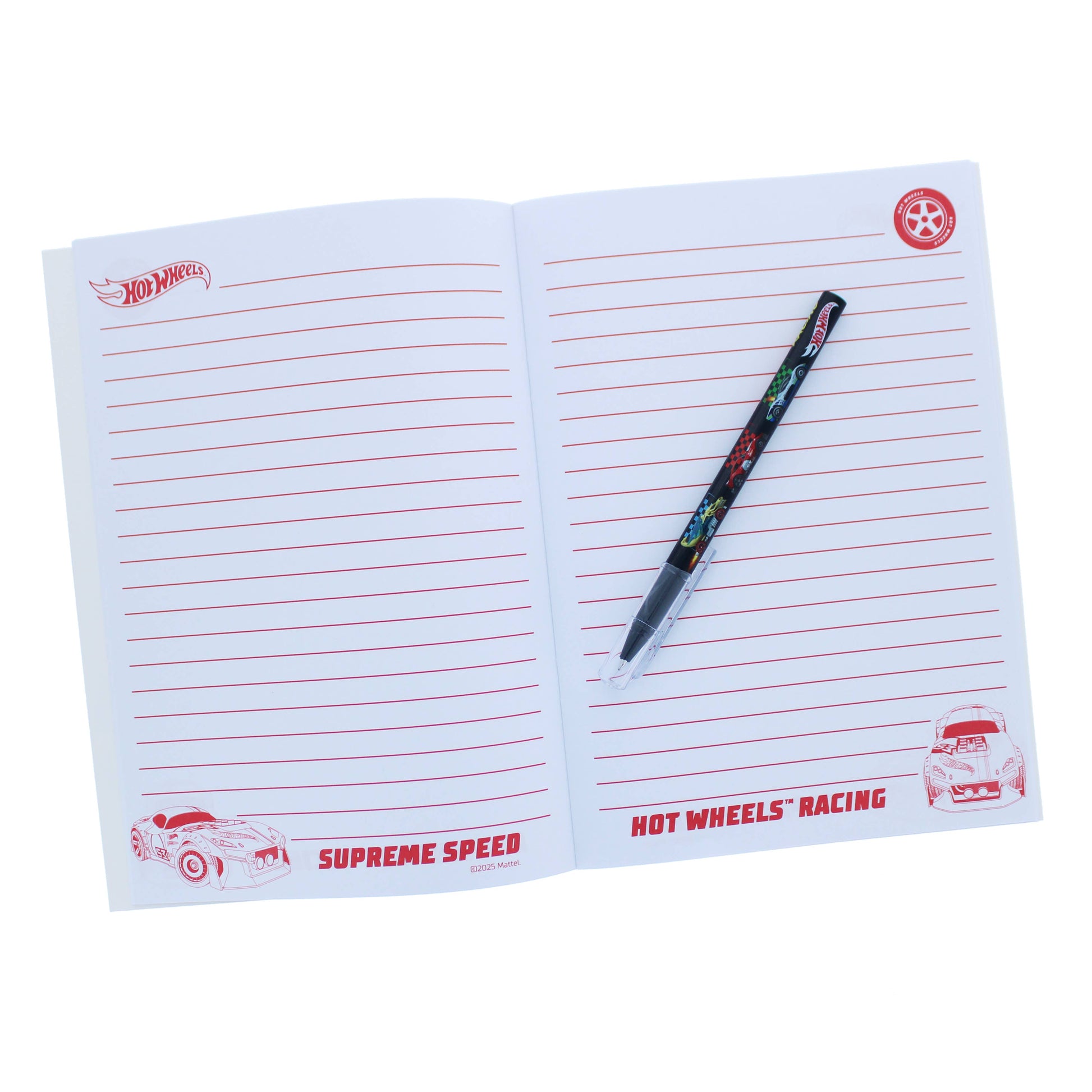 Ensemble de – papeterie Super Hot Wheels | Blueprint Collections – vue 5
