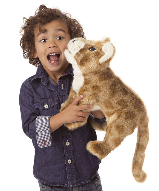 Marionnette à main Lionceau Folkmanis réaliste