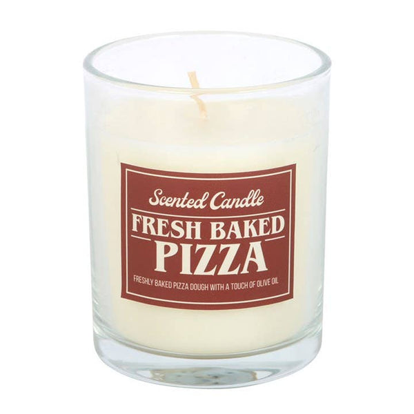 Bougie parfumée à la pizza fraîchement cuite