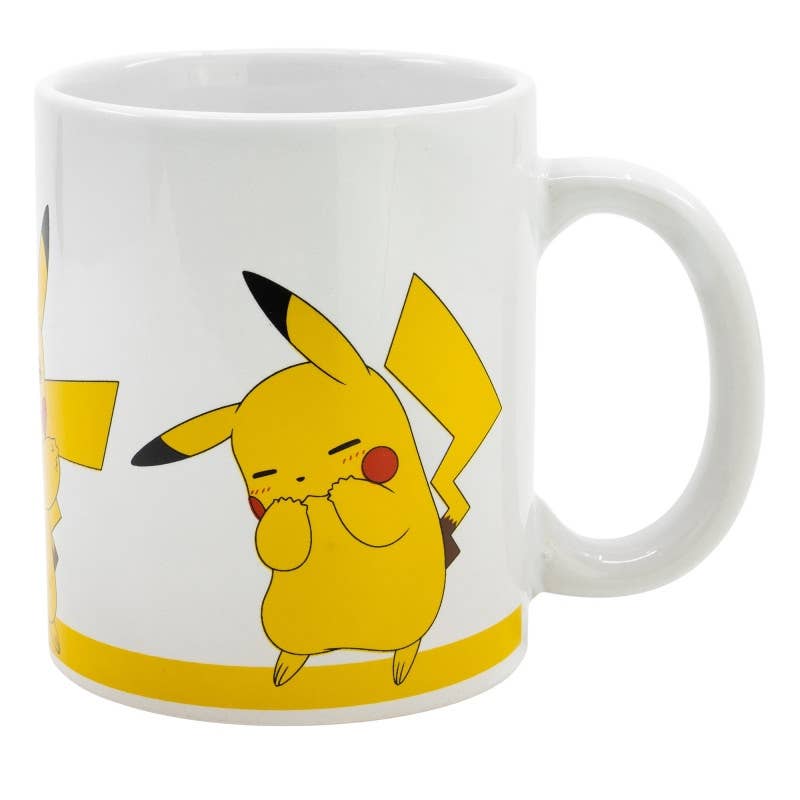 Taza de cerámica apta para microondas de Pokémon Pikachu en caja de regalo