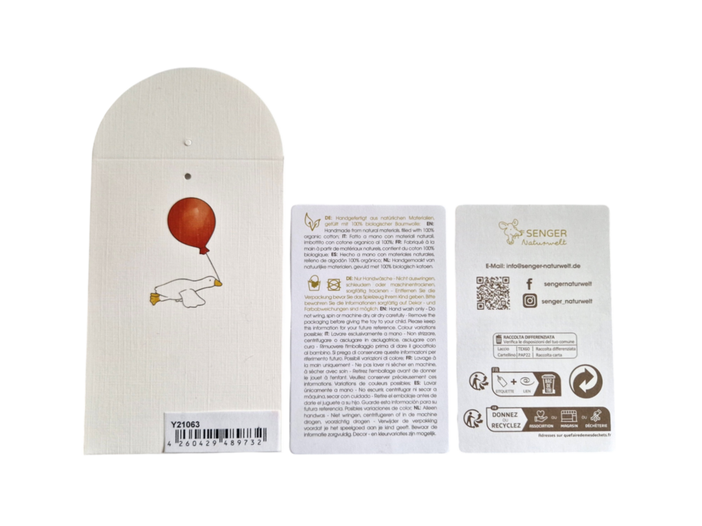 Small cuddly plush seahorse