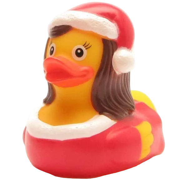El patito de goma de Papá Noel - patito de goma