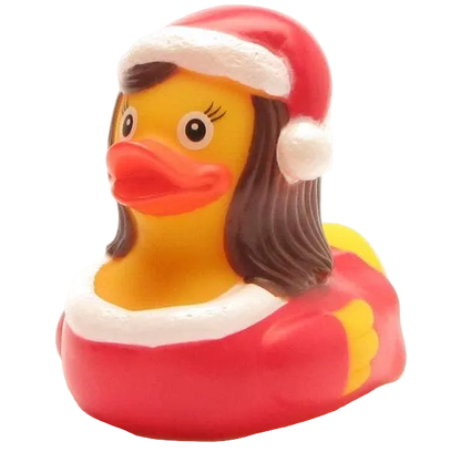El patito de goma de Papá Noel - patito de goma