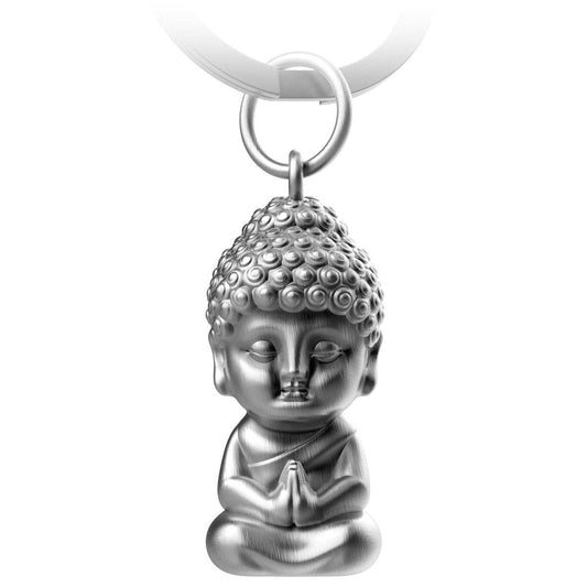 "Karma" Buddha Keychain - Buddha Pendant - Mini Buddha Lucky Charm - Chakra Yoga Gift Figurine