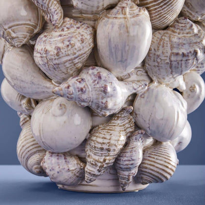 Vase Coquillages, Grès Naturel M