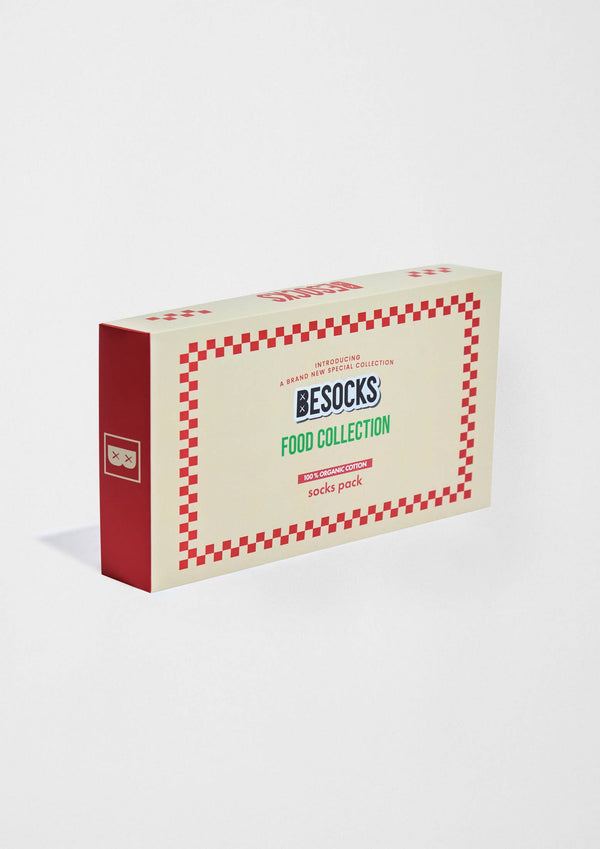 Food Organic Cotton Socks Pack