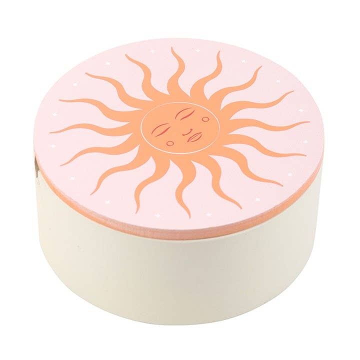 Boîte de rangement à bijoux avec motif Soleil