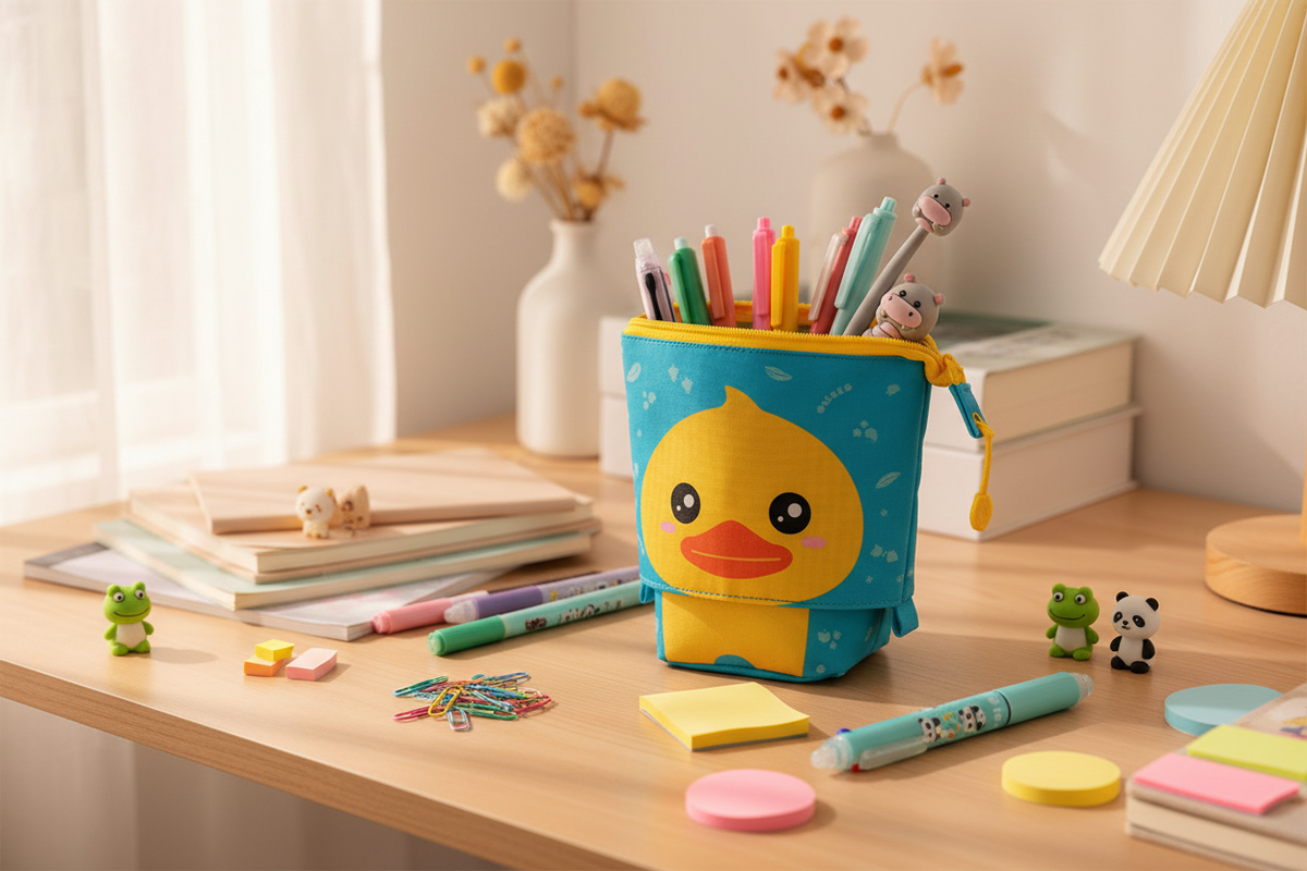 Trousse à Crayons Pop-up Canard