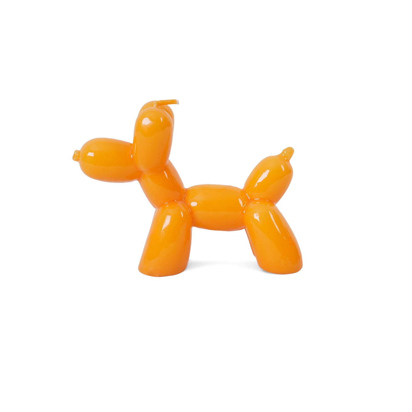 Bougie Chien Ballon Orange Helio Ferretti Vue 1
