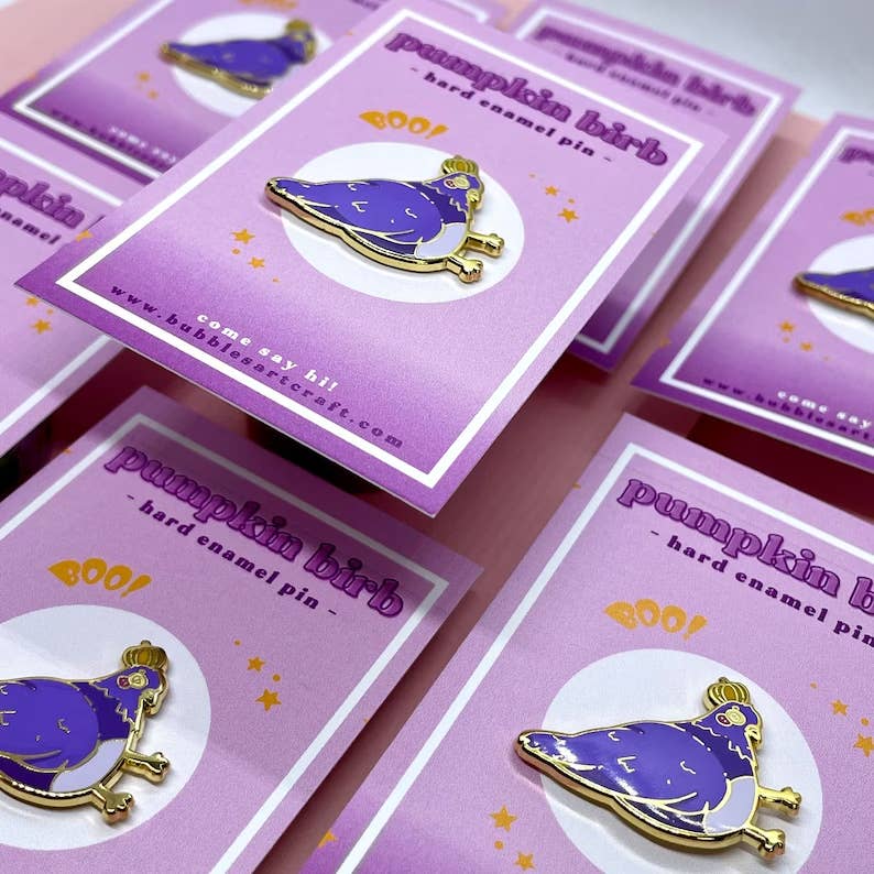 Pin de paloma calabaza