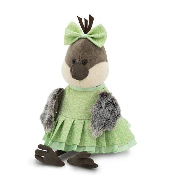 Peluche Grace el Gorrión: Aguacate - 20 cm - 0+