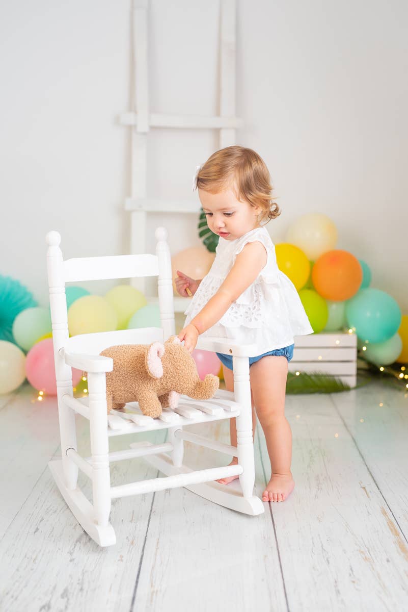 Peluche Bébé Éléphant Marron