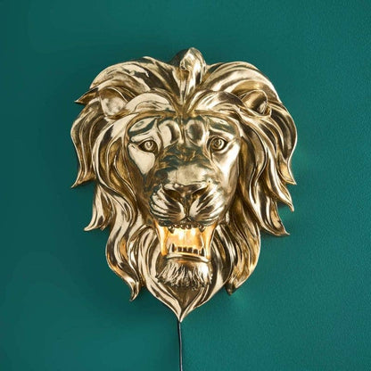 Applique murale King Lion Or, 47 x 41 x 24,5 cm