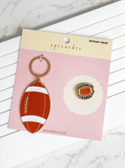 Sports Keychain and Pin Sets