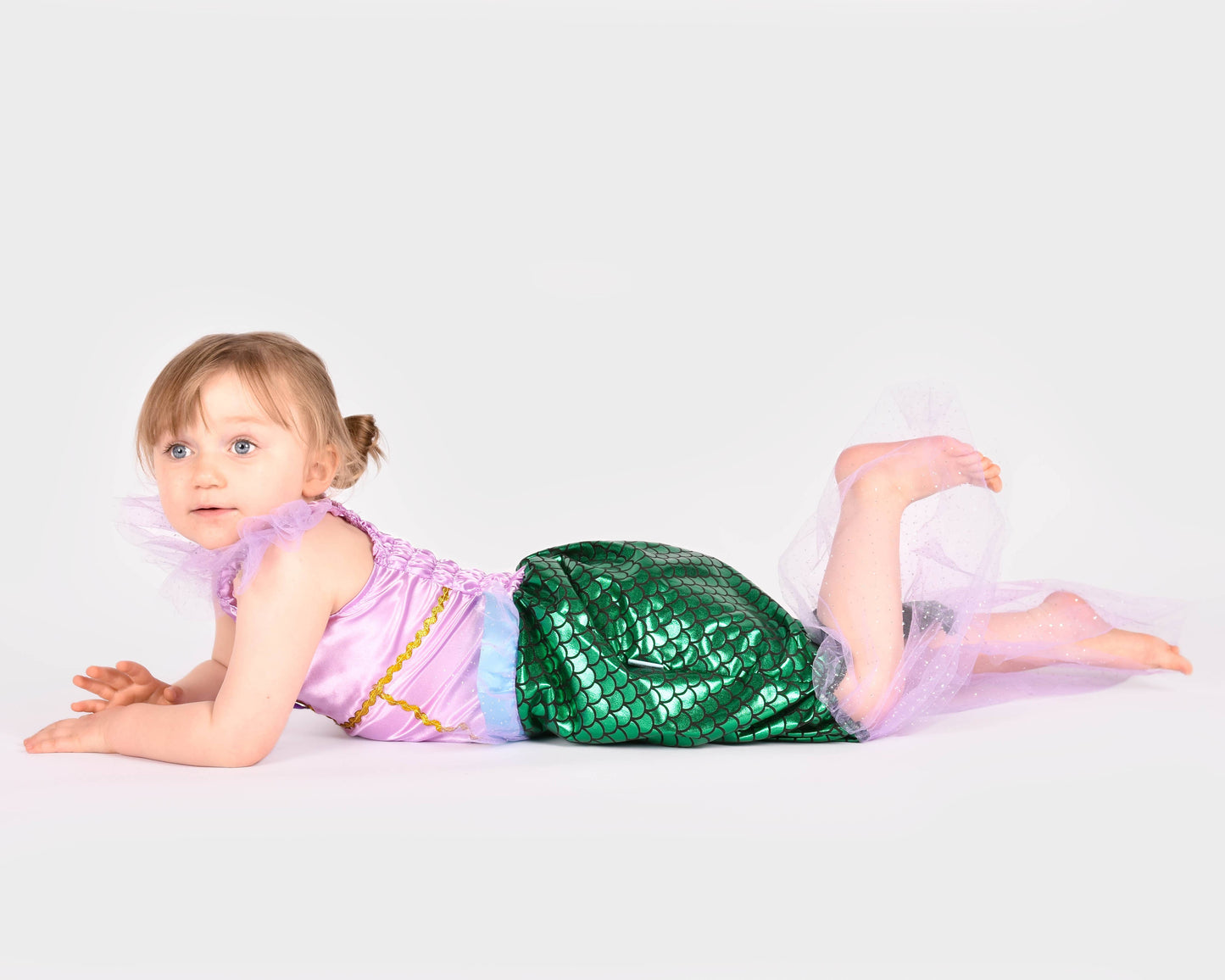 Robe de sirène 110-116 cm pour enfants de 4 à 6 ans