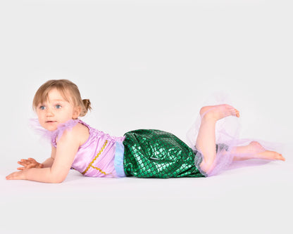 Robe de sirène 110-116 cm pour enfants de 4 à 6 ans