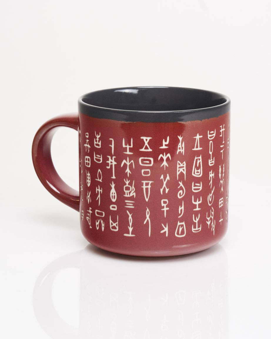 Mug Gravé Écriture Ossécaille – 443 ml