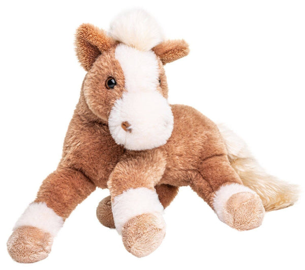 Cheval couché (marron) - super doux Uni Toys