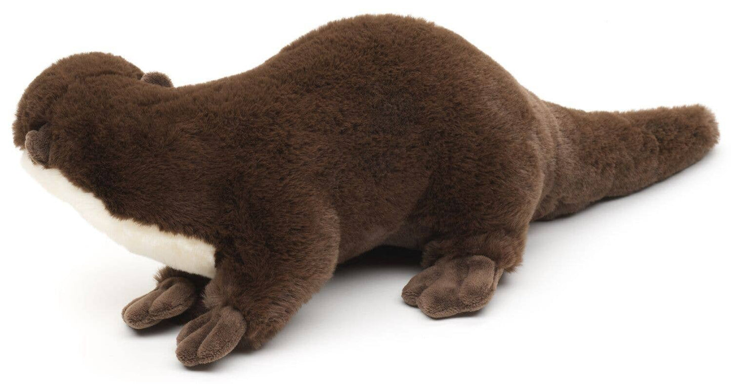 Lontra de pé - 'Uni-Toys Eco-Line' - brinquedo de peluche