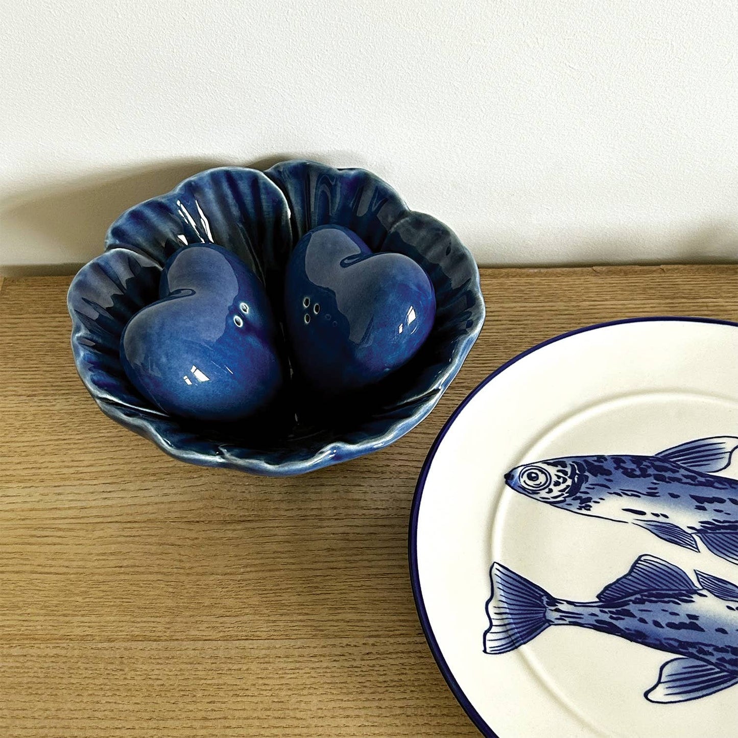 Sel et poivre Cœur bleu