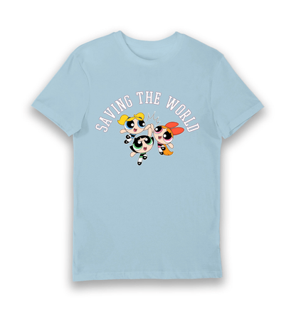 T-shirt adulte Powerpuff Girls Saving the World