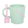 Mug Seau Pastel avec Cuillère Pelle – 350 ml