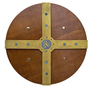 Escudo Triskelion vikingo histórico L