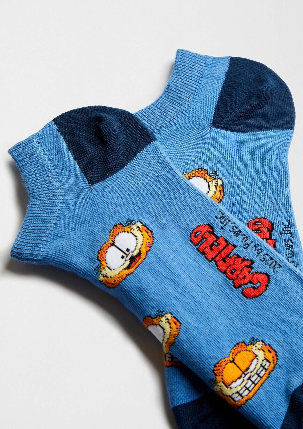 Chaussettes courtes BeGarfield Faces Gris