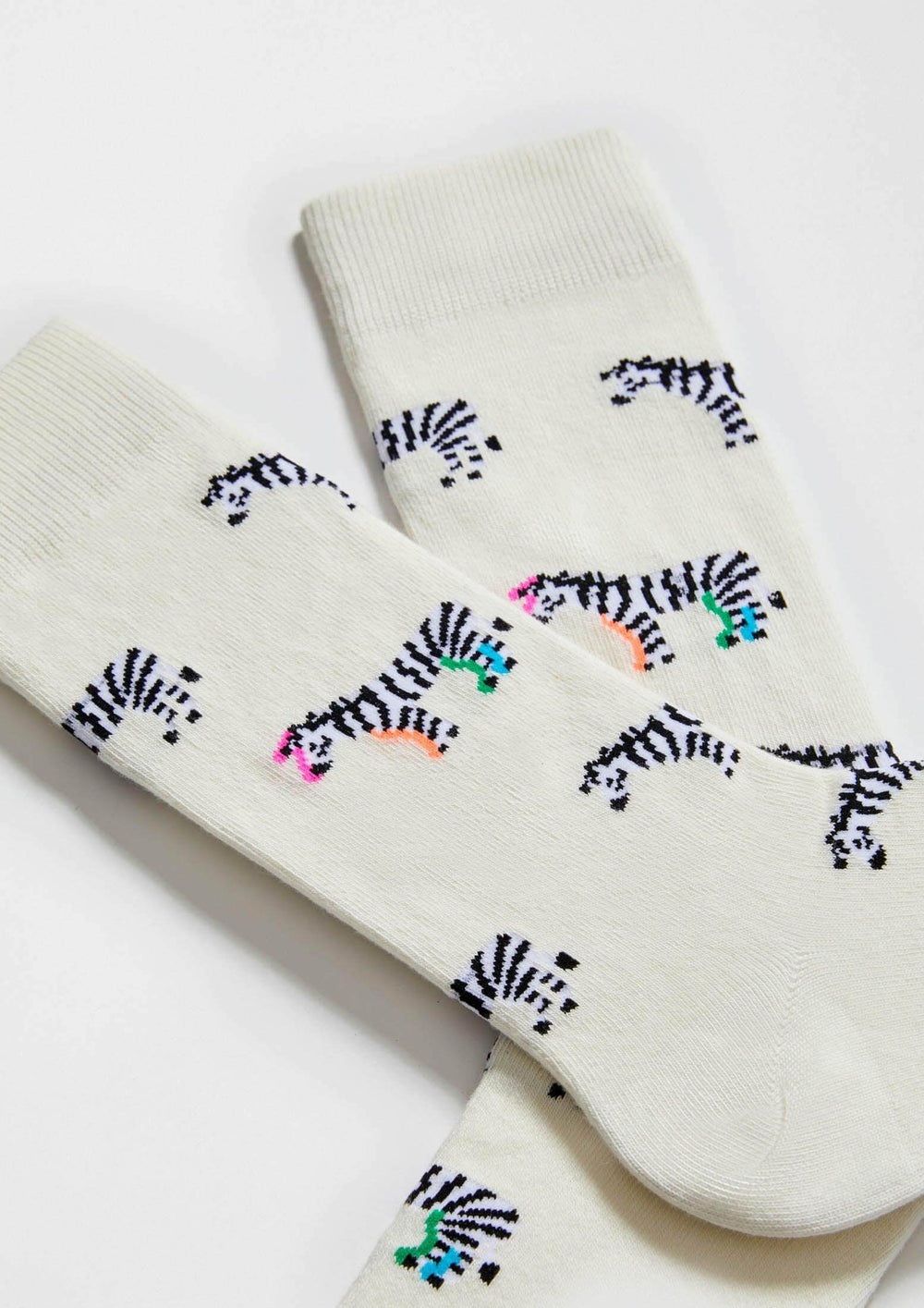 Chaussettes BeZebra Blanc Cassé