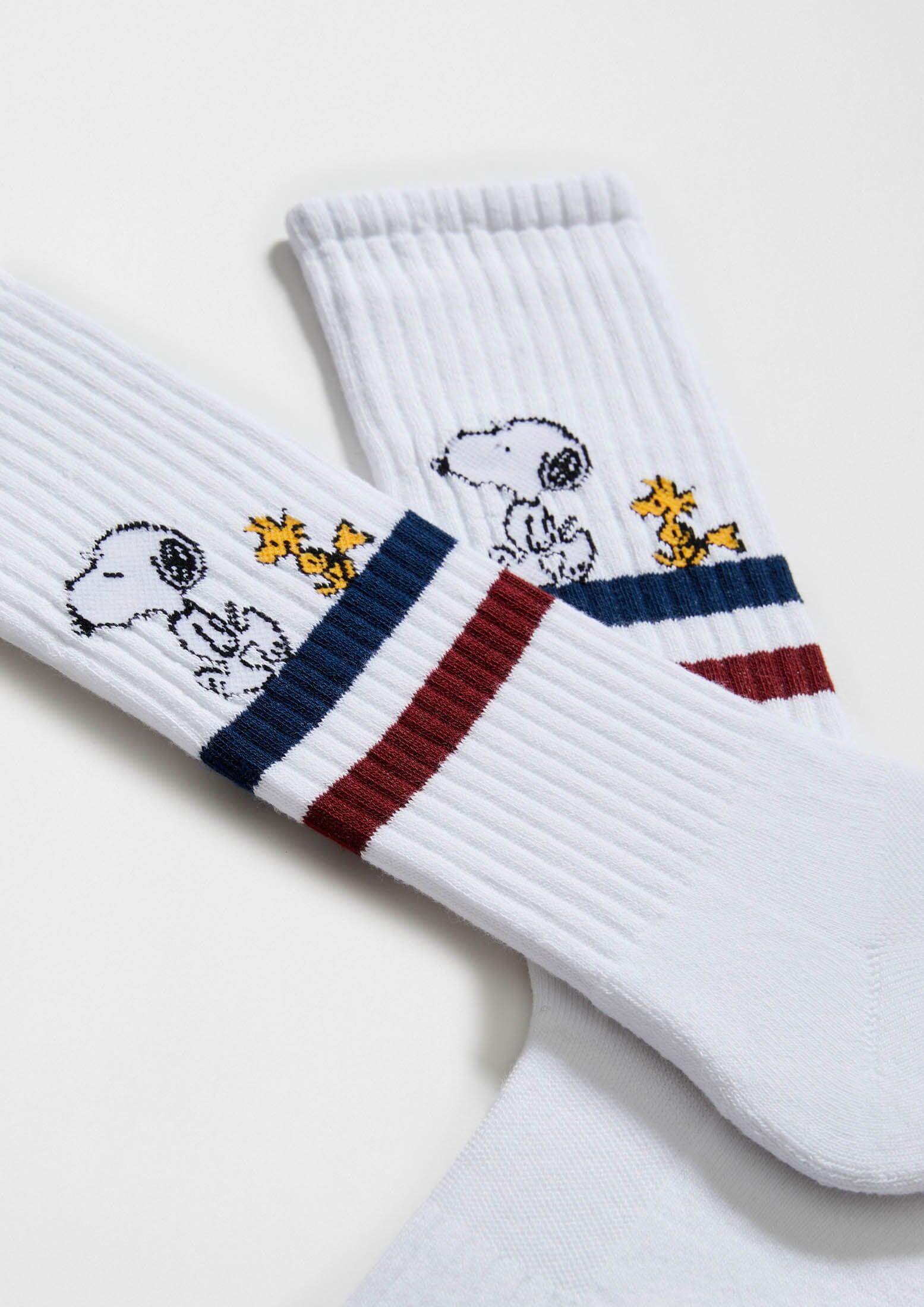 Chaussettes de sport BeSnoopy Stripes Blanc