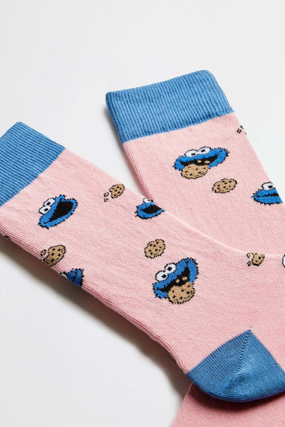 BeSesameStreet Cookie Monster Pink