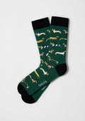 Chaussettes BePets Teckels Vert