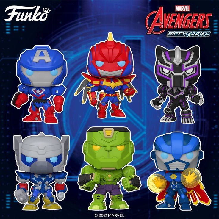 Pop! Captain Marvel (Mech Strike)