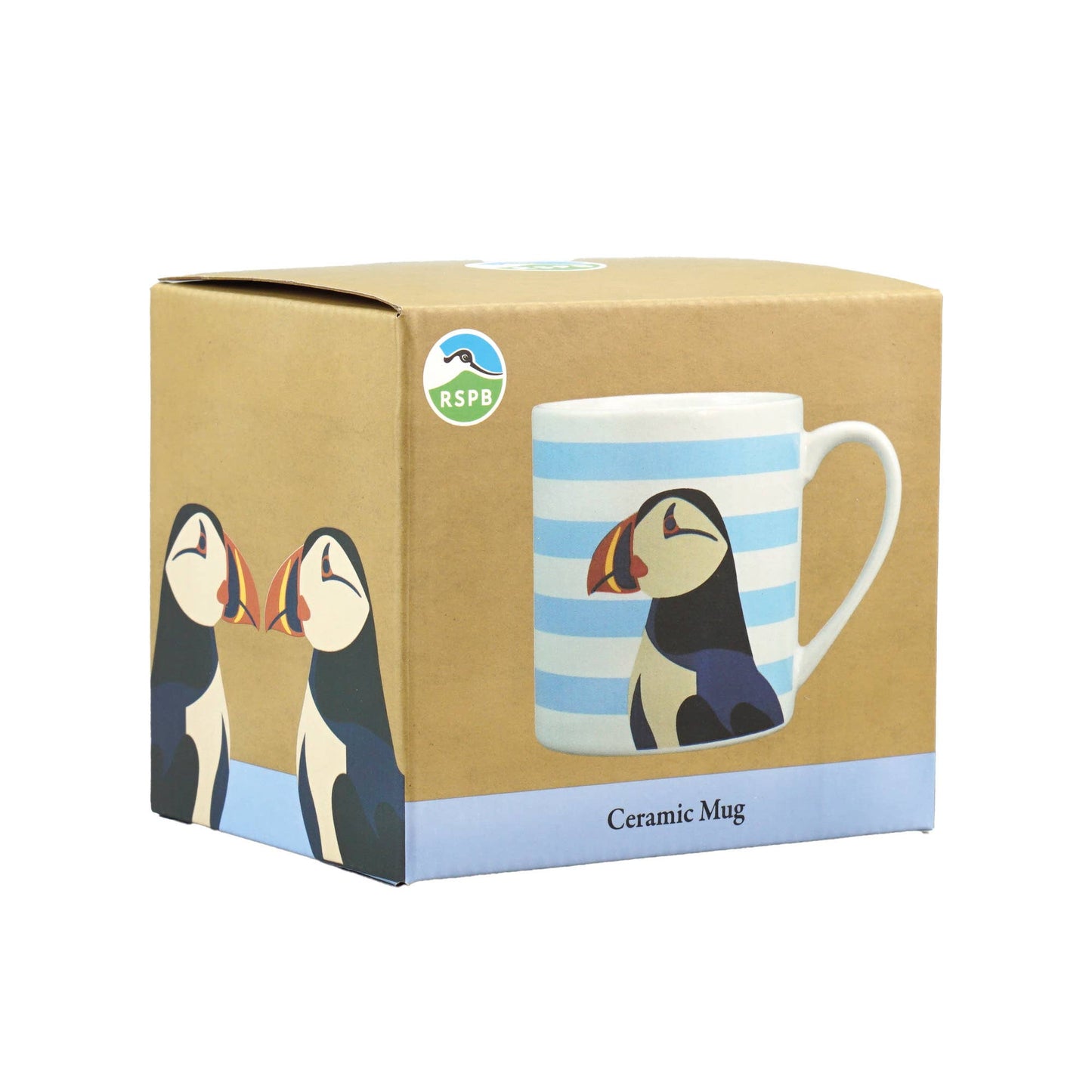 RSPB Puffin Mug - Blue