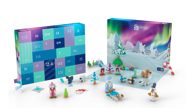 Calendrier de l'Avent PLUS PLUS "Aurores boréales" 600p