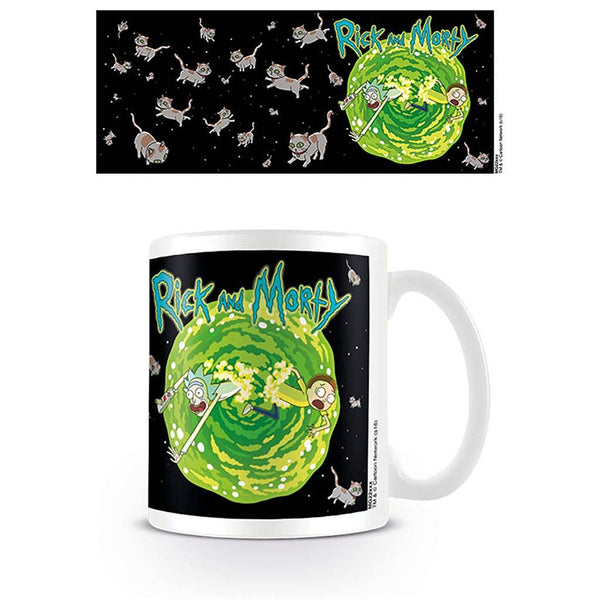 Mug Rick et Morty - Dimension du chat flottant